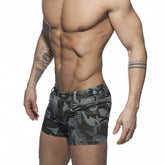 Addicted Camo Jeans Shorts Anthrazit AD641 Größe 32